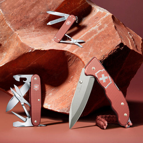 The Victorinox Stone Red Alox 2025 Limited Edition Swiss Army Knife Collection at Swiss Knife Shop