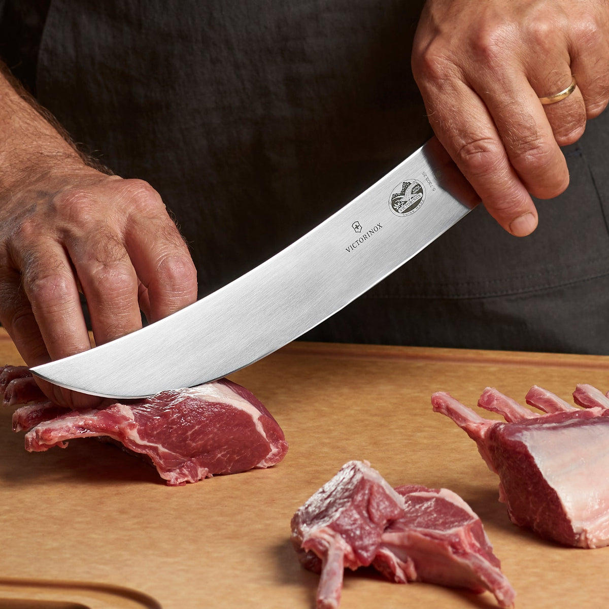 Butcher Knives and Cimeters at Swiss Knife Shop