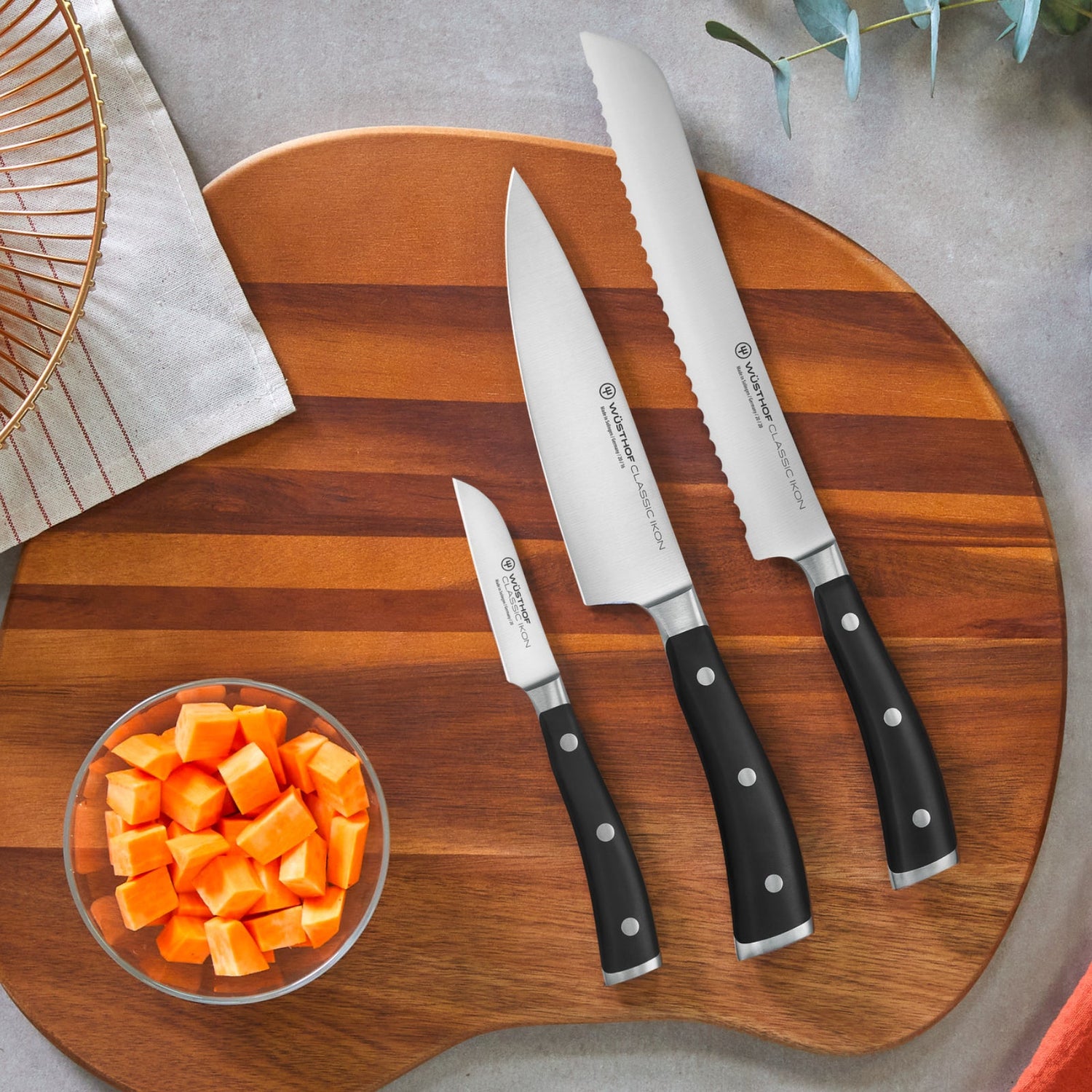 Wusthof Classic Ikon Kitchen Knives at Swiss Knife Shop