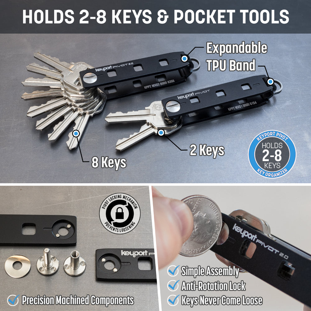 Keyport Pivot 2.0 Essential Plus Kit is Expandable and Easy to Assemble