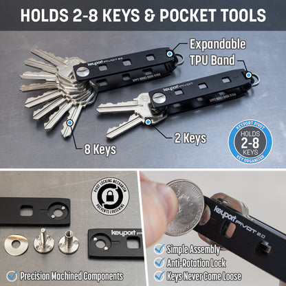 Keyport Pivot 2.0 Essential Plus Kit is Expandable and Easy to Assemble
