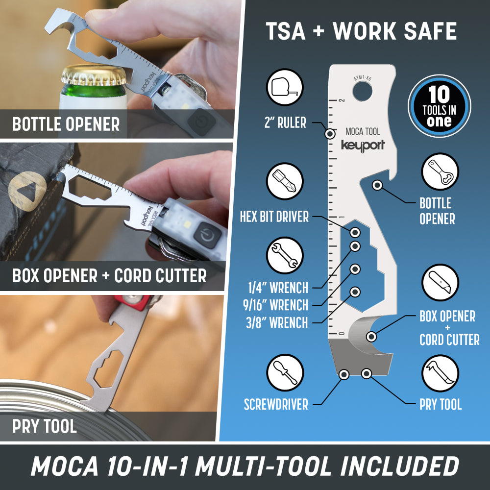 Keyport Pivot 2.0 Essential Plus Kit with MOCA 10-in-1 Multi-tool