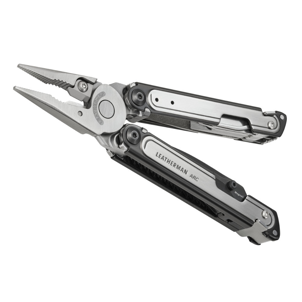 Leatherman ARC Premium Pliers Multi-tool with Pliers Open and All Other Tools Closed