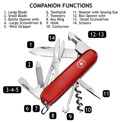 Victorinox Companion 16-Function Pocket Knife with Box Opener