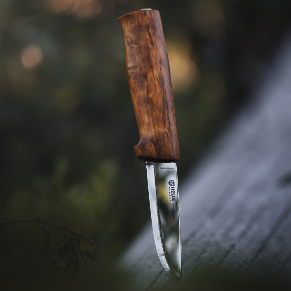 Helle Fossekallen Outdoor Knife Close-up View