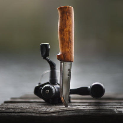 Helle Fossekallen Outdoor Knife with Fishing Reel