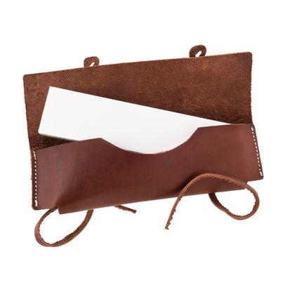 Helle Large Sharpening Stone with Leather Sheath at Swiss Knife Shop