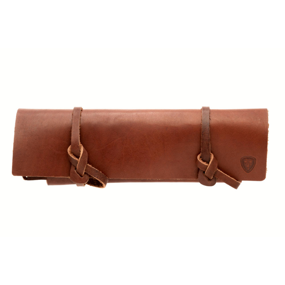 Helle Large Sharpening Stone with Leather Sheath in Closed Leather Sheath