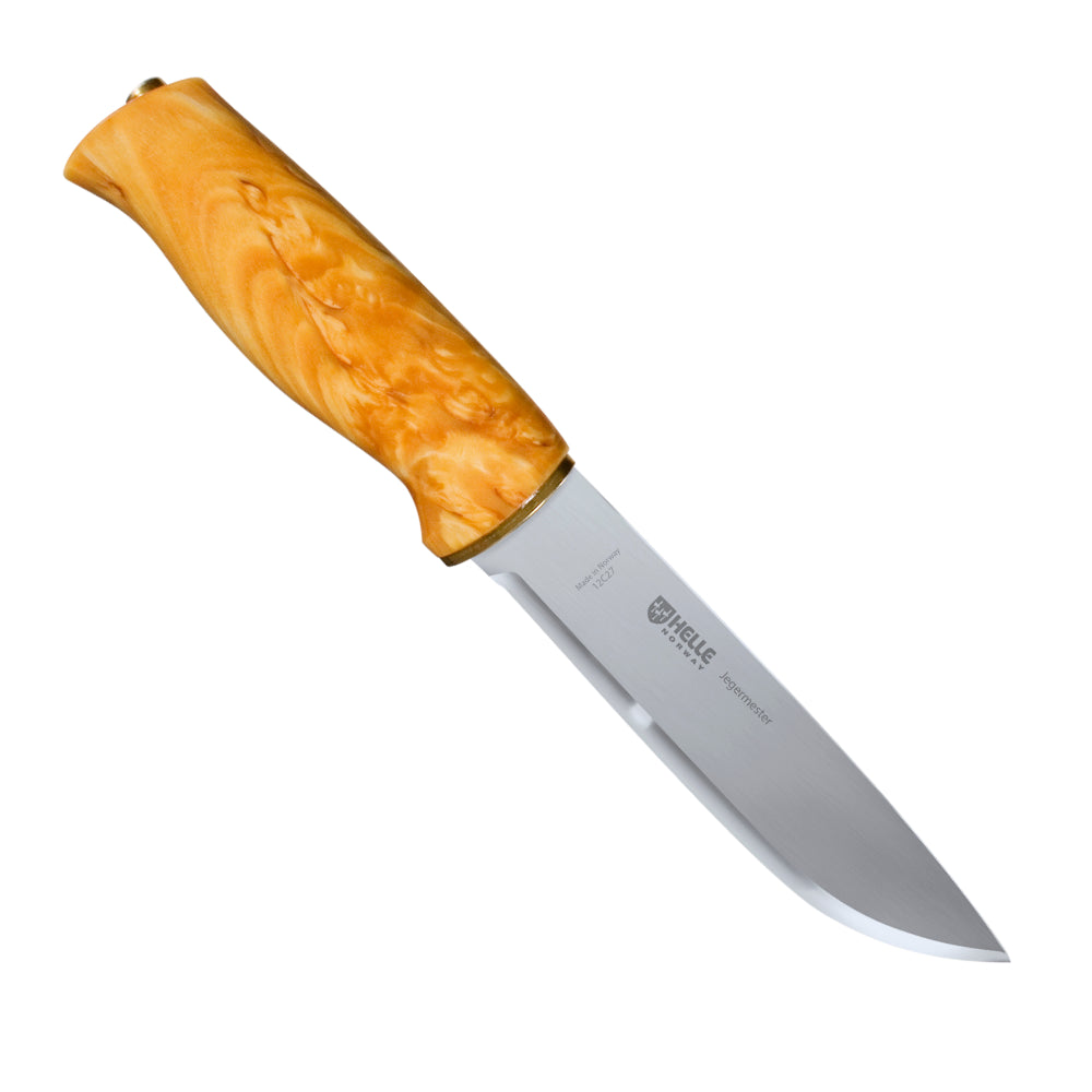 Helle Jegermester Outdoor Knife with Leather Sheath at Swiss Knife Shop