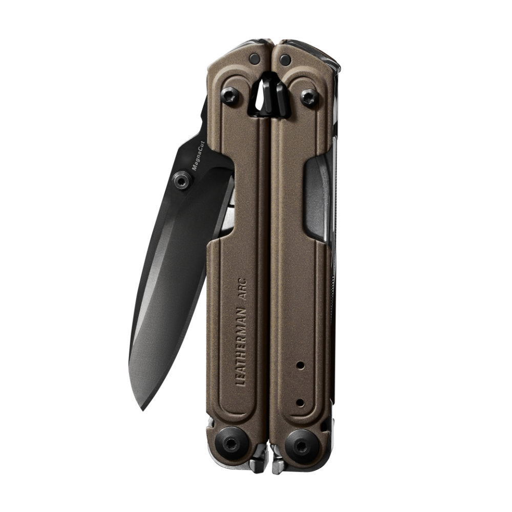 Leatherman ARC Talos Premium Pliers Multi-tool Knife Blade Partially Open