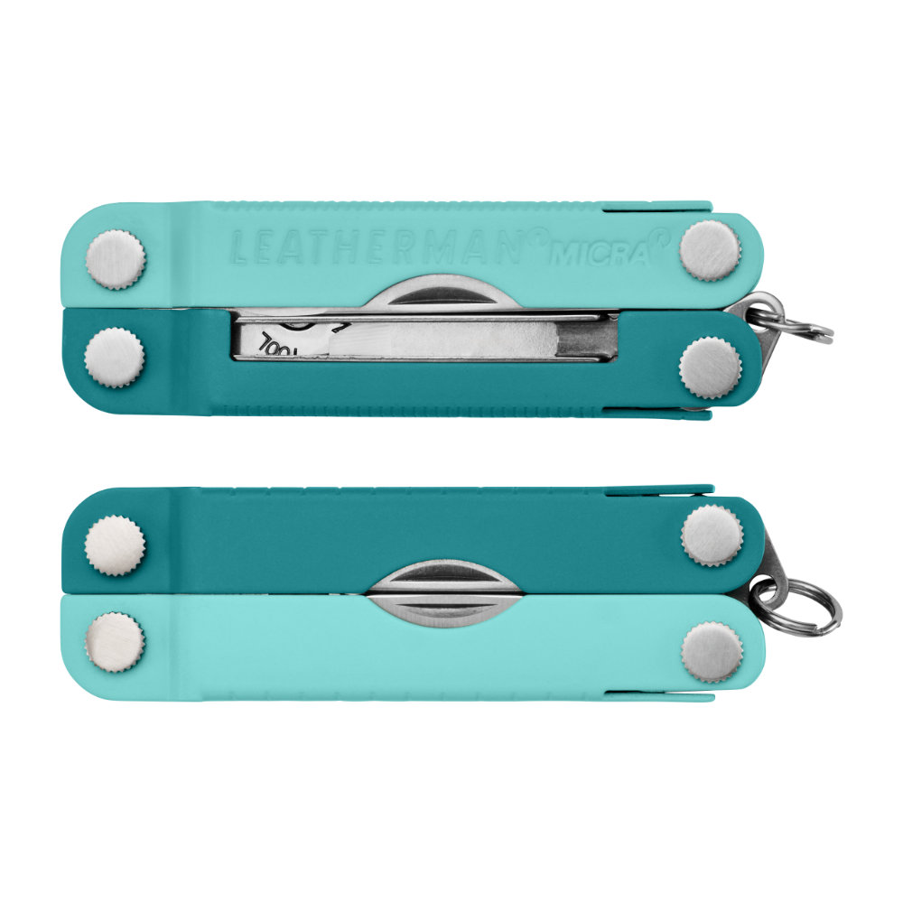 Leatherman Micra Parakeet Keychain Multi-tool Closed Front and Back View