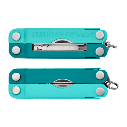 Leatherman Micra Parakeet Keychain Multi-tool Closed Front and Back View