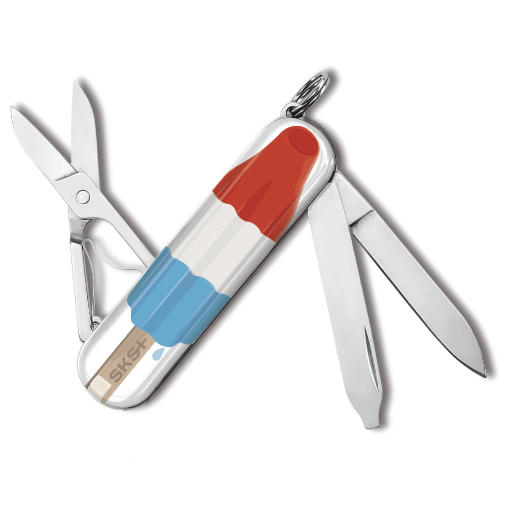 Victorinox Rocket Pop Classic SD Designer Swiss Army Knife Back View