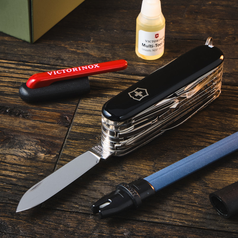 Victorinox SwissChamp Swiss Army Knife with Main Blade Open