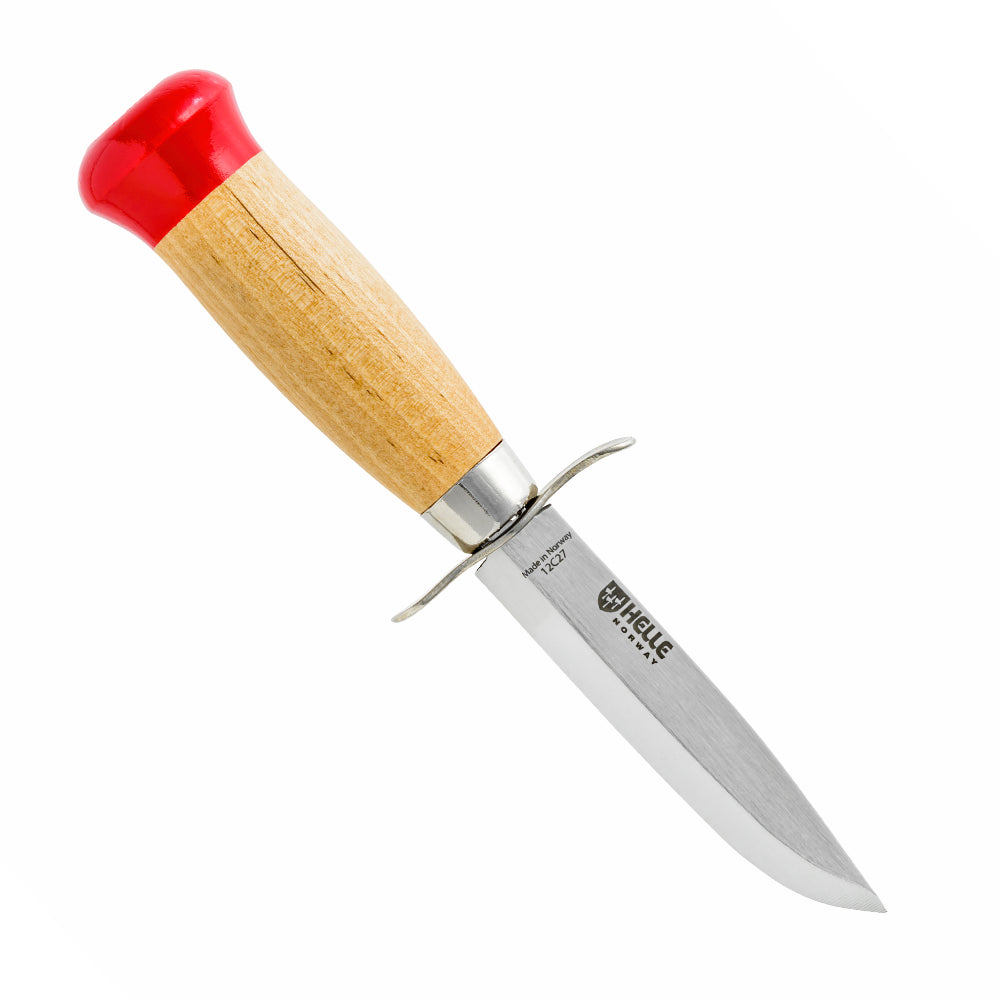 Helle Speider Boy Scout Knife at with Double Finger Guard