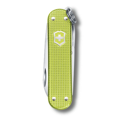 Classic SD Alox Swiss Army Knife Closed - Lime Twist
