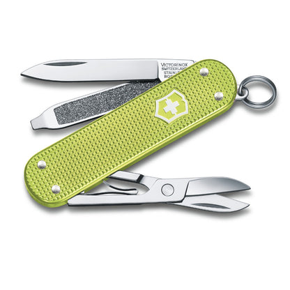 Classic SD Alox Swiss Army Knife by Victorinox - Lime Twist