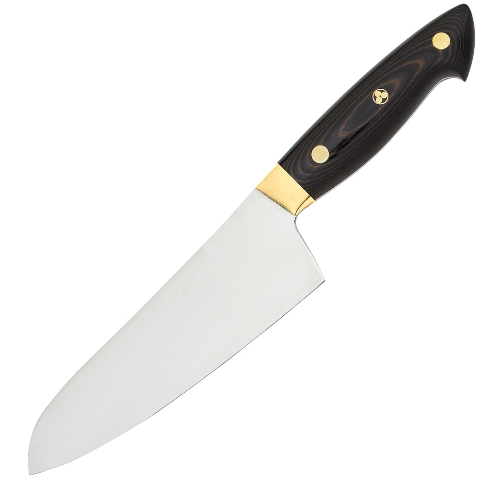 Kramer 7" Carbon Steel 2.0 Santoku Knife by Zwilling Back View