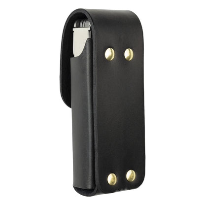 Leatherman 4.5" Black Leather Box Sheath Back View
